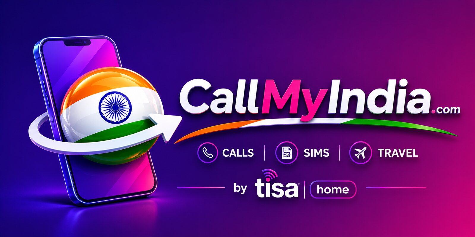 CallMyIndia - call India from the UK for 2p per minute with the TISA Home app